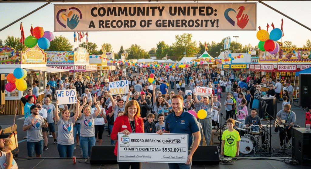 Breaking News: Local Community Celebrates Record-Breaking Charity Drive!