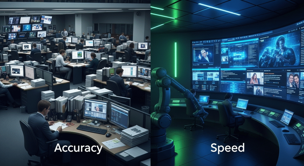 The Rise of AI-Generated News: Accuracy vs. Speed